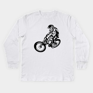 Mountain Bike MTB Kids Long Sleeve T-Shirt